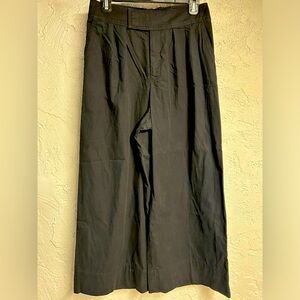 Anthropologie wide leg ankle cut pant